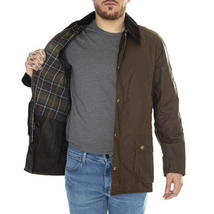 Ashby Wax Jacket Bark - Giacca Invernale Uomo Marrone MWX0339-BR31  BARBOUR 