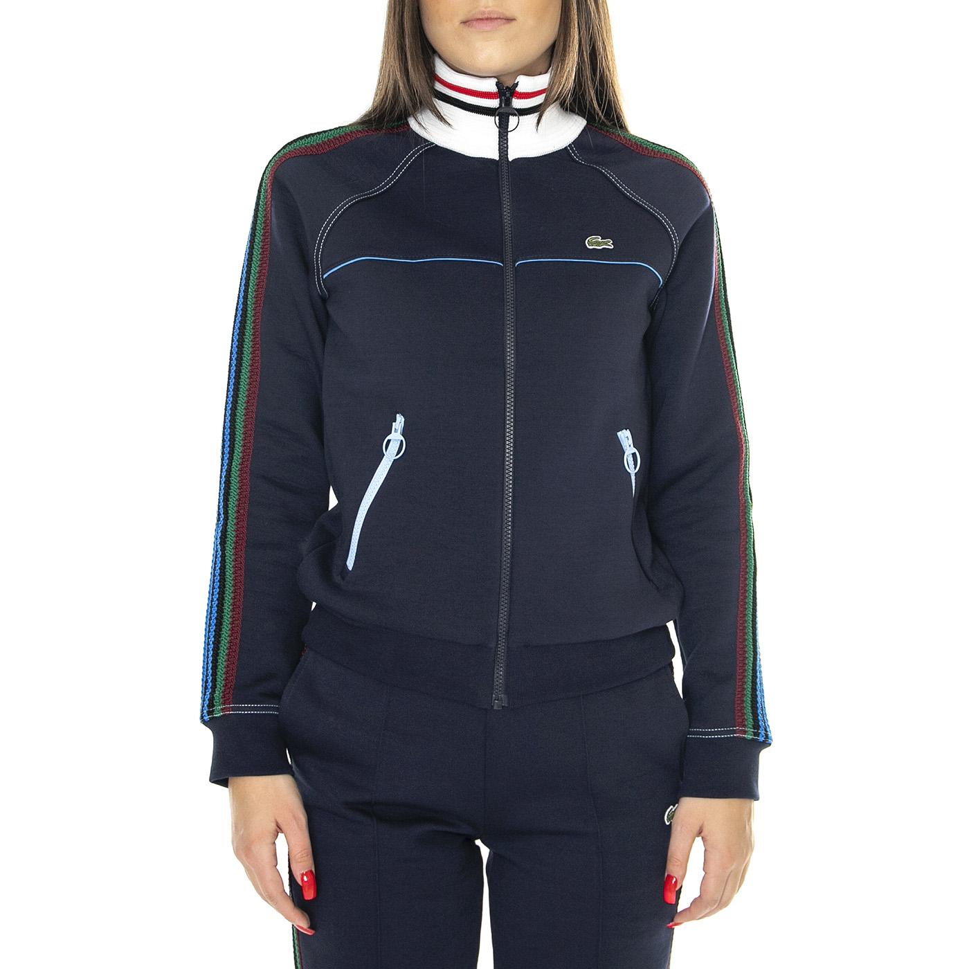 Sweatshirt SF1654-166 Blue - Felpa Donna Blu SF1654-166  LACOSTE 