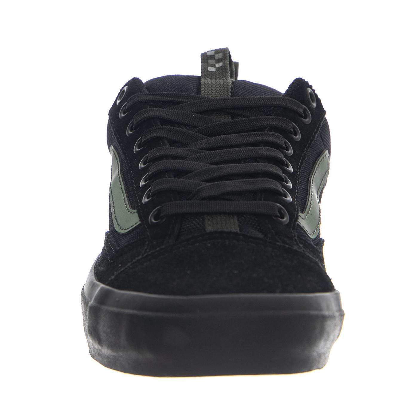 Vans Skate Old Skool 36+ Atiba Black/Dark Green - Scarpe Stringate Uomo Nere VN000D5RNLX1 . VANS 