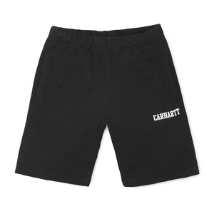 College Sweat - Black/White - Bermuda Uomo I024673.89.90.03  CARHARTT WIP 