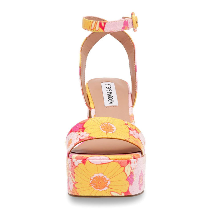 Paysin Pink Flora Printed PU - Sandali Donna Multicolore SMSPAYSIN-PNK  STEVE MADDEN 