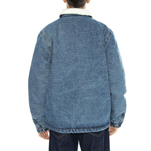 Beta Lined Coaches Jacket Worn Indigo - Giacca Denim Jeans Uomo Blu 03371-WNIDG . BRIXTON 