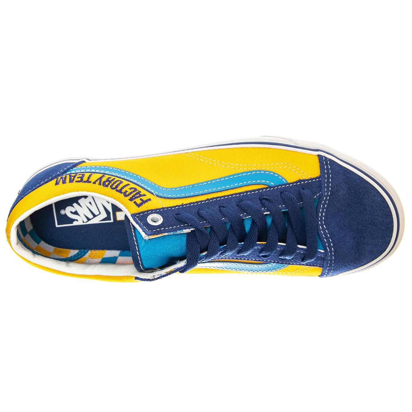UA Style 36 Oor Legends GT / Dyno Blue / Yellow - Scarpe Stringate Profilo Basso Uomo Multicolore VN0A54F6BYL1  VANS 