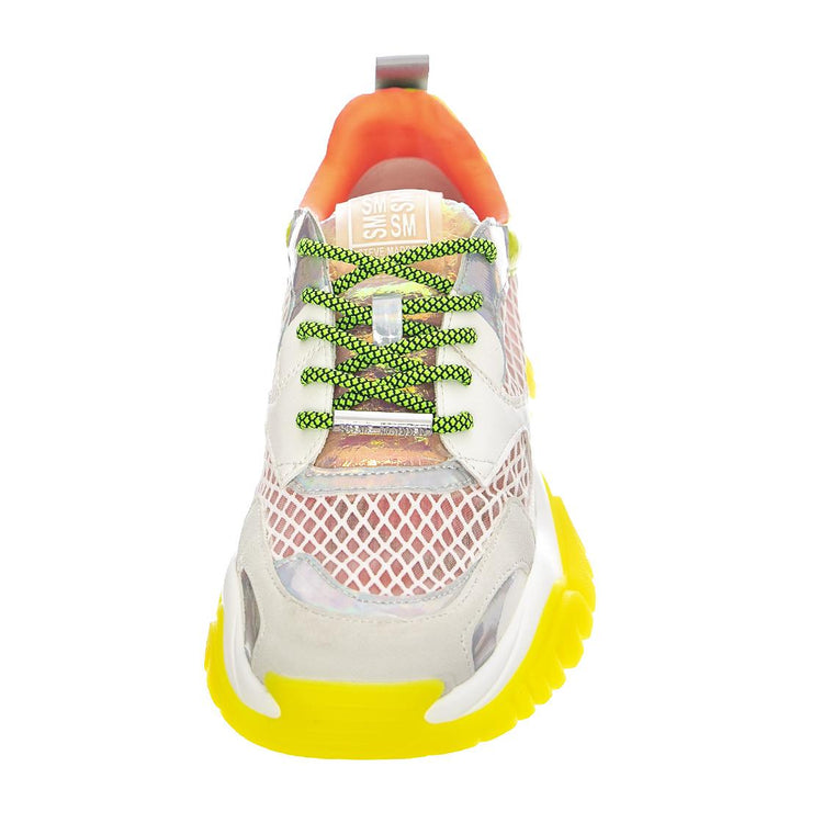 Treasures - Scarpe Stringate Profilo Basso Donna Multicolore / Gialle SMPTREASURES-YLW  STEVE MADDEN 