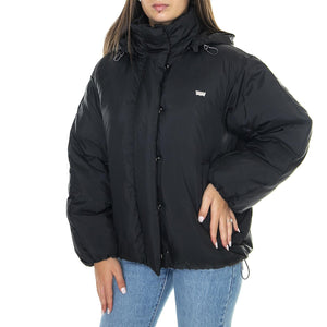 Pillow Bubble Short Poly Caviar Black - Giacca Donna Nera A6918-0000  LEVIS 