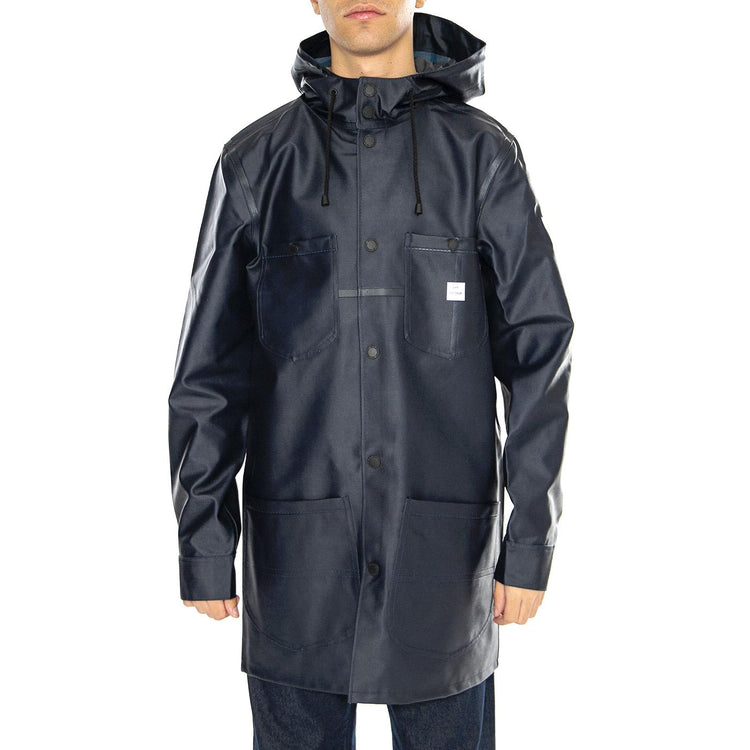 Men's Lee® x STUTTERHEIM Chore Raincoat - Giacca Uomo Azzurra 112361895  LEE 