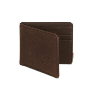 Hank Leather Rfid Nubuck Brown - Portafogli in Pelle Marrone 10368-02233-OS  HERSCHEL 