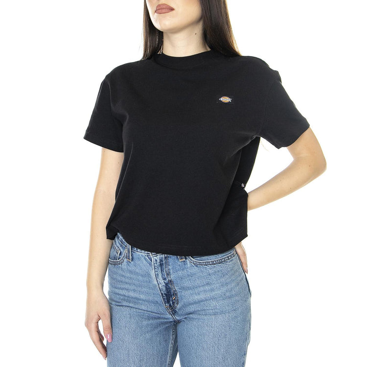 W' Oakport Black - Maglietta Girocollo Donna Nera DK0A4Y8LBLK1  DICKIES 