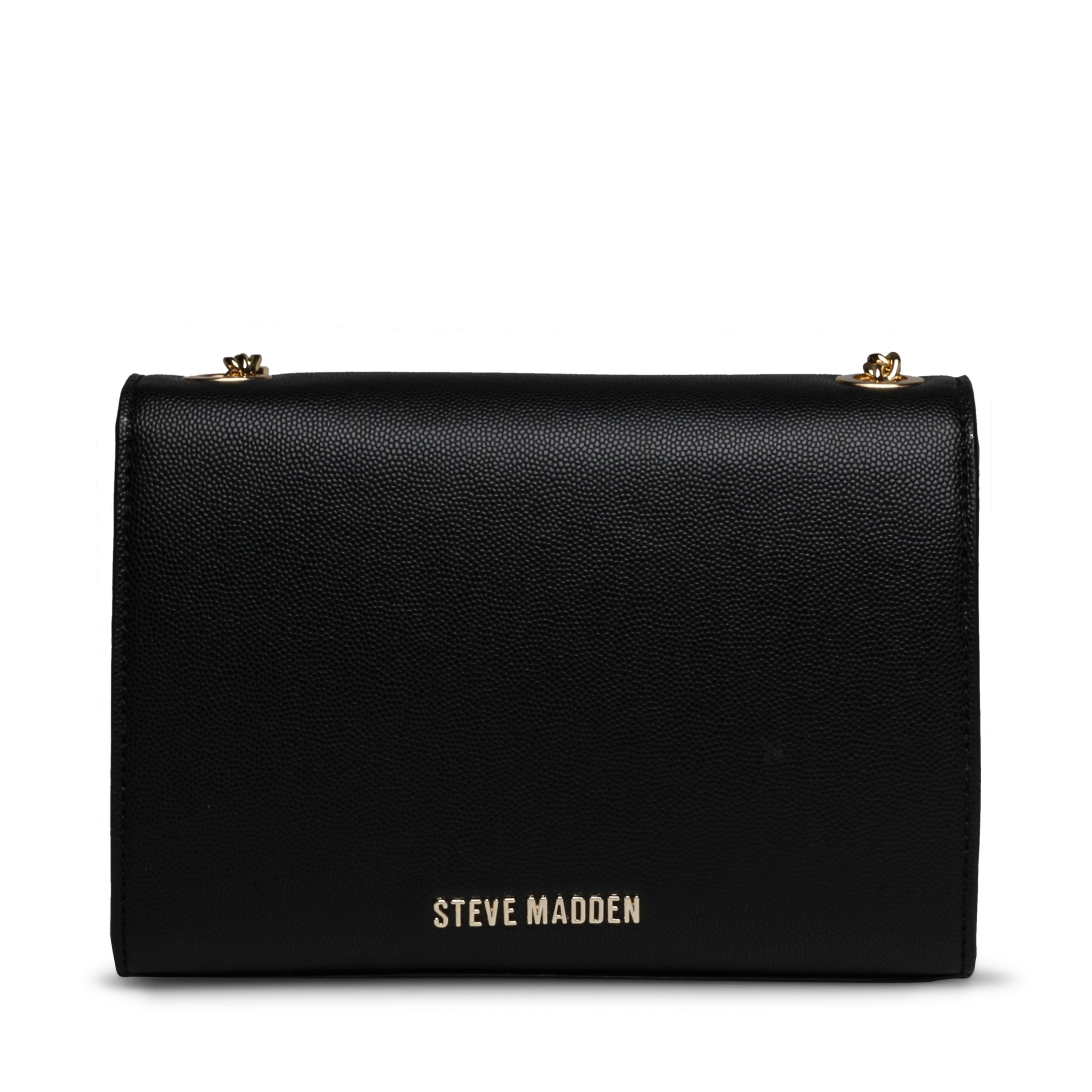 BRamone Black / Gold - Borsa Nera SMABRAMONE-B-G  STEVE MADDEN 
