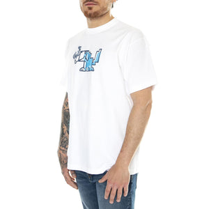 Mod-Dog S/S Tee White - Maglietta Girocollo Uomo Bianca TS02179-WHITE  HUF 