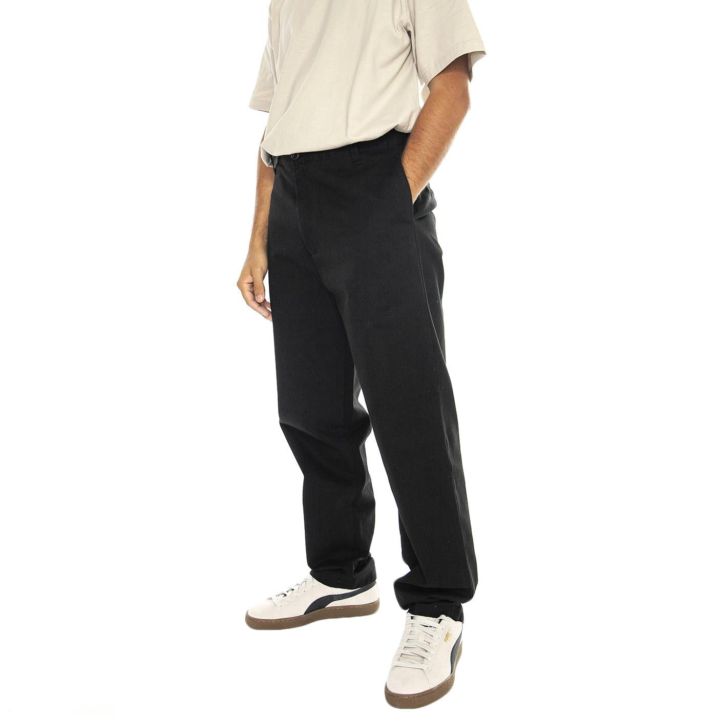 Calder Pant Black rinsed - Pantaloni Uomo Neri I030473.8902  CARHARTT WIP 