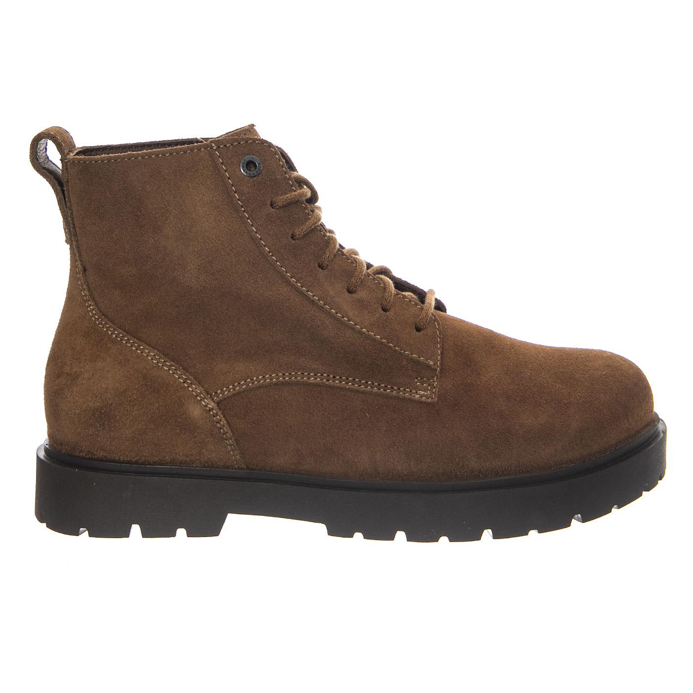 Highwood Lace Mid N Dark Tea, Suede Leather - Stivaletti Uomo Marroni 1030965 . BIRKENSTOCK 