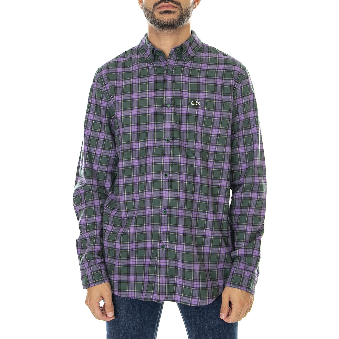 Camicia M/L-TPG - Camicia Uomo Multicolore CH0208-TPG  LACOSTE 