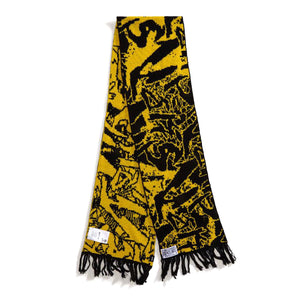 Raw Instinct Scarf Black / Yellow -- Sciarpa Nero / Giallo VN000R99 BLK1 VANS 