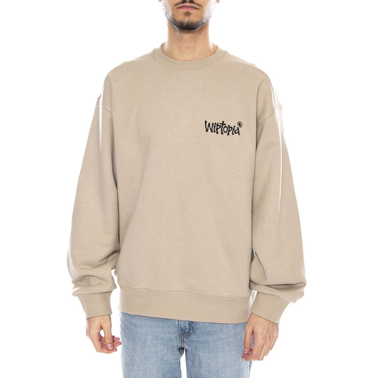 Wiptopia Sweat Wall -- Felpa Uomo Beige I035644.G1XX . CARHARTT WIP 