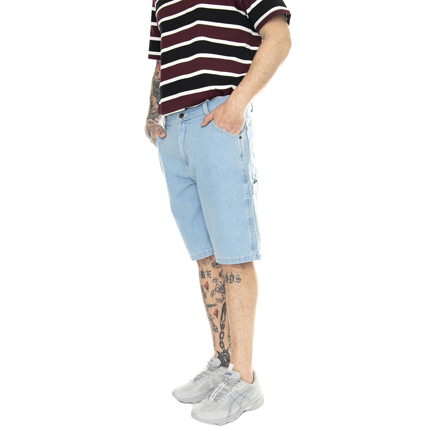 Garyville Denim Short Vintage Blue - Bermuda Denim Jeans Uomo Blu DK0A4XCKC151  DICKIES 