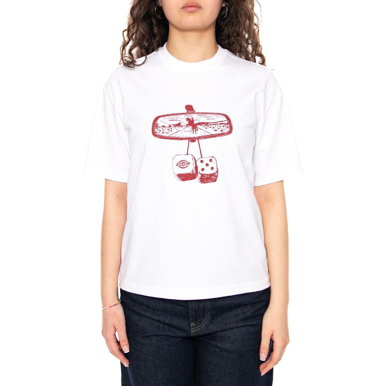 POLK SS TEE W White - Maglietta Girocollo Donna Bianca DK0A88PC 0WH1 DICKIES 