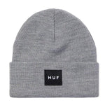 Set Box Beanie Heather Grey - Bonnet Gris en Maille HUF ACCESSOIRES