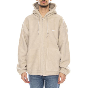 Gaze II Hooded Jacket Silver Grey - Giacca con Cappuccio Uomo Beige 121800542 SIG OBEY 