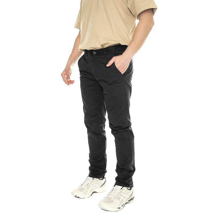 Elm Chino Twill FF Black - Pantaloni Uomo Neri F4BSB094001  FARAH 
