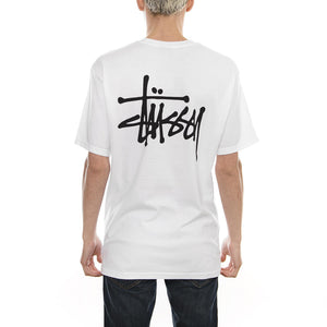 BASIC STUSSY TEE WHITE 1904181-WHITE  STUSSY 