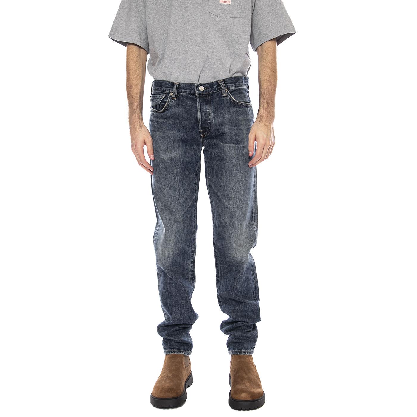 Regular Tapered Japan Mid Dark Used -- Jeans Uomo Blu I030675.01.6B.32 01.6B EDWIN 