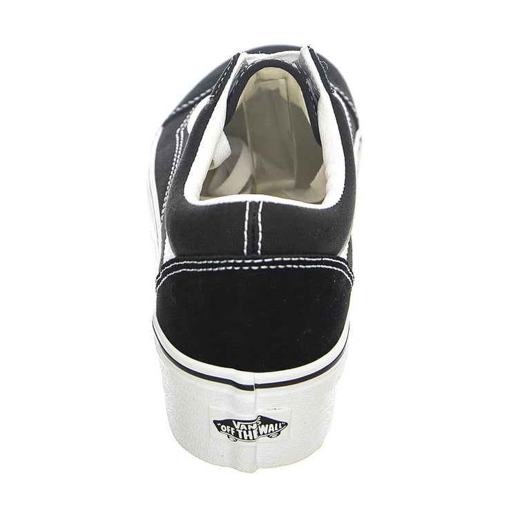 Womens UA Old Skool Stackform SUCV Black / White Lace-Up Shoes VN0A7Q5M6BT1  VANS 