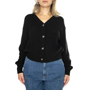 Snowflake Cardigan Caviar Black - Cardigan Donna Nero A8728-0004  LEVIS 