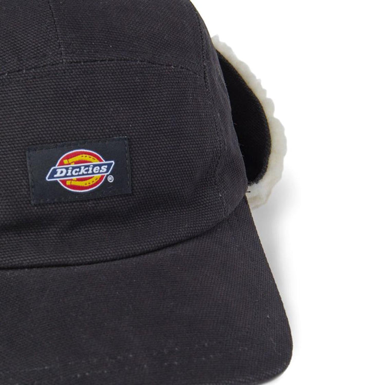 Duck Canvas King Cove Black - Cappellino con Visiera e Paraorecchie Nero DK0A4Y4MBLK1  DICKIES 