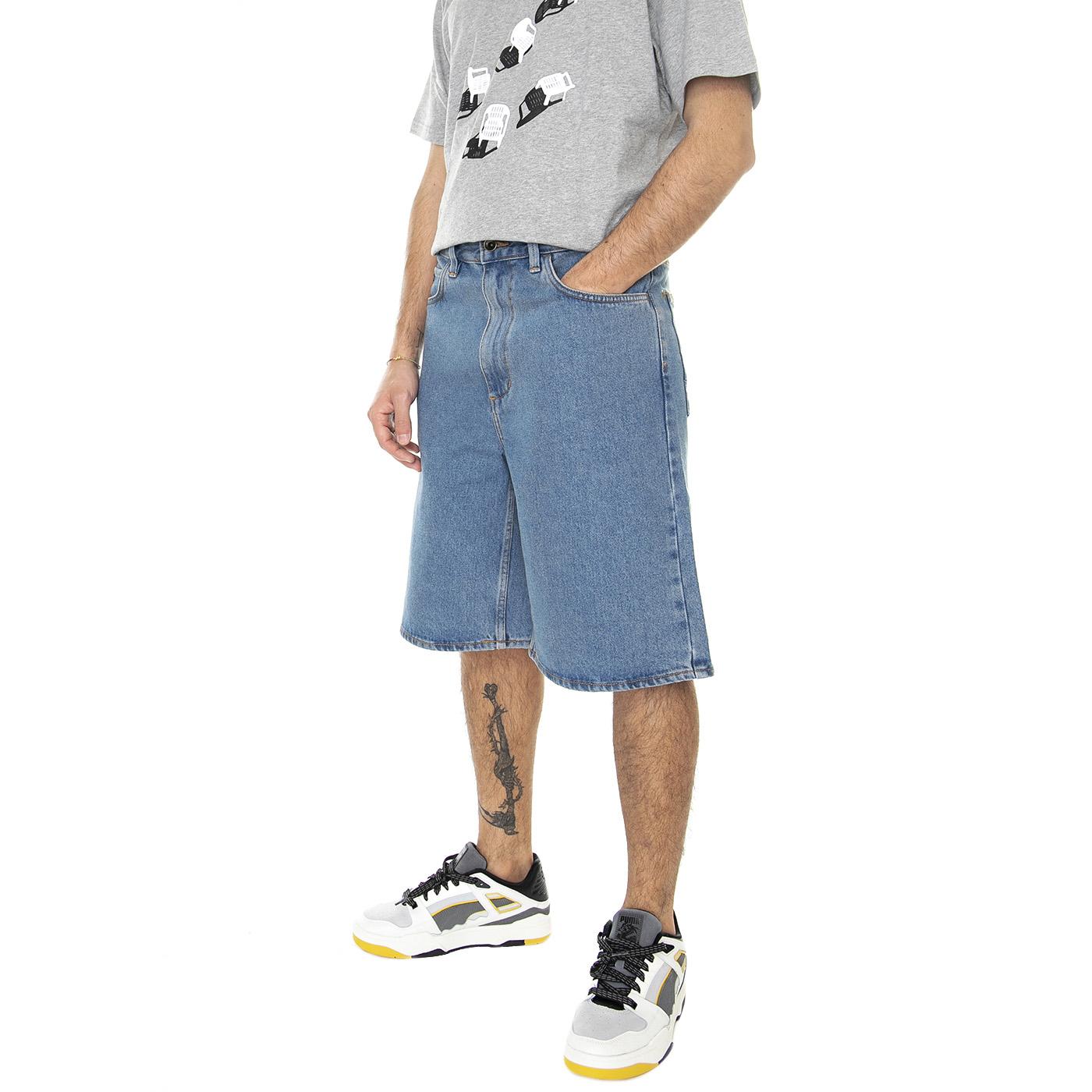 Covina 5-Pocket Baggy Denim Short Stone Wash - Bermuda Uomo Blu VN0007XE7W61  VANS 