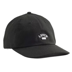 Lazy Girl Logo Cap - Caviar Seersucker Black - Cappellino con Visiera 000AG 0014 LEVIS 
