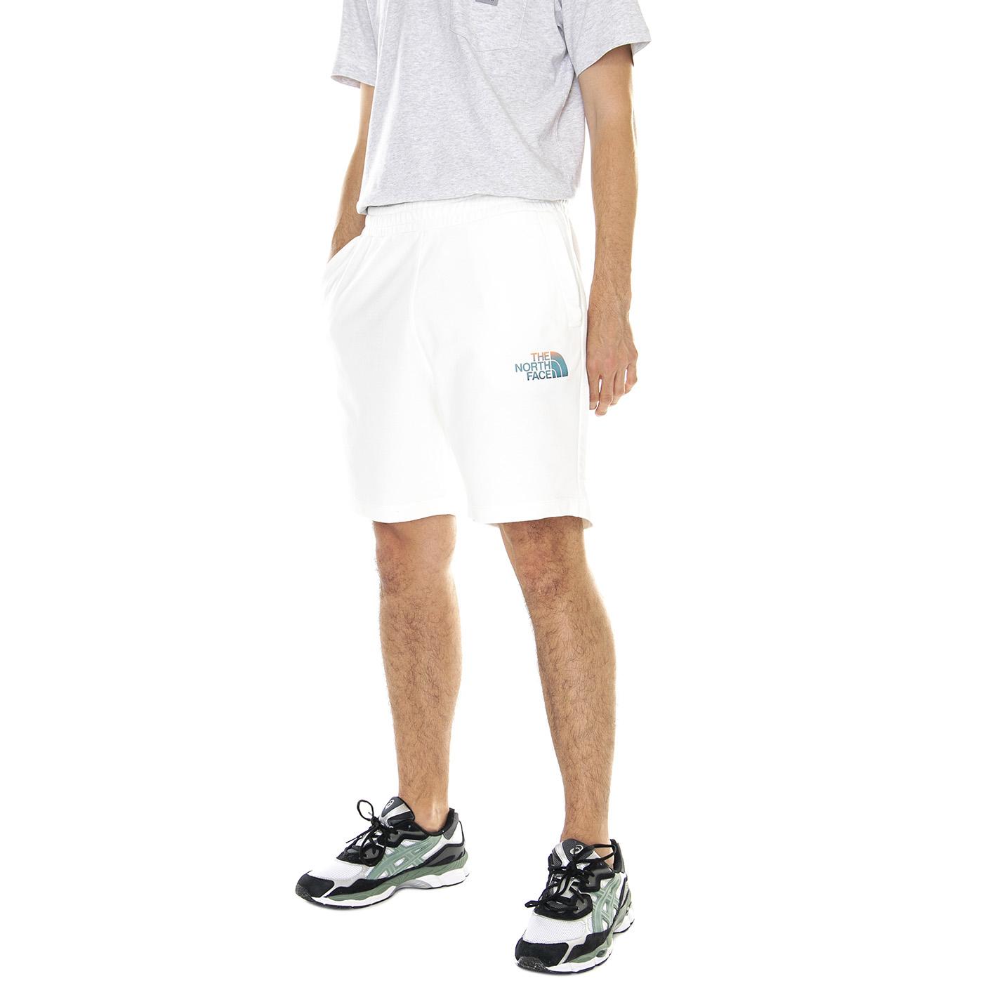 M' D2 Graphic Short Eu Gardenia White - Bermuda Uomo Bianchi NF0A83FRN3N1  THE NORTH FACE 
