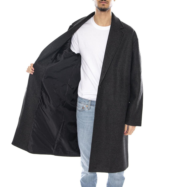 Worf Life Oversize Coat OTW -- Cappotto Uomo Nero 22031195-4765167 . ONLY & SONS 
