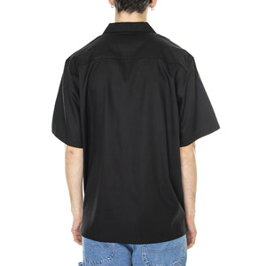 S/S Delray Shirt Black / Wax - Camicia Maniche Corte Uomo Nera I031465-K02XX  CARHARTT WIP 