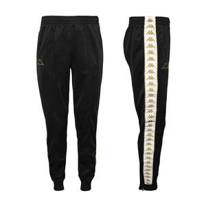 222 BANDA RASTORIA SLIM Black-White-Gold 303KUC0-974  KAPPA 