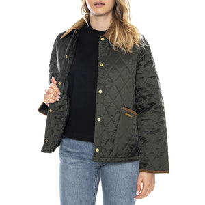 Icons Liddesdale Quilt JKT OL71 Green - Giacca Donna Verde LQU1851-OL71-FW25 . BARBOUR 