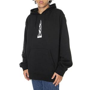 Elijah Berle Fleece Elbe Black - Felpa con Cappuccio Uomo Nera VN0000B4BLK1  VANS 