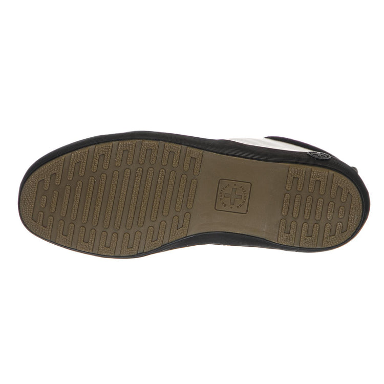 Womens Allana White / Black Canvas Shoes DMSALLWHCV22307101  DR.MARTENS 