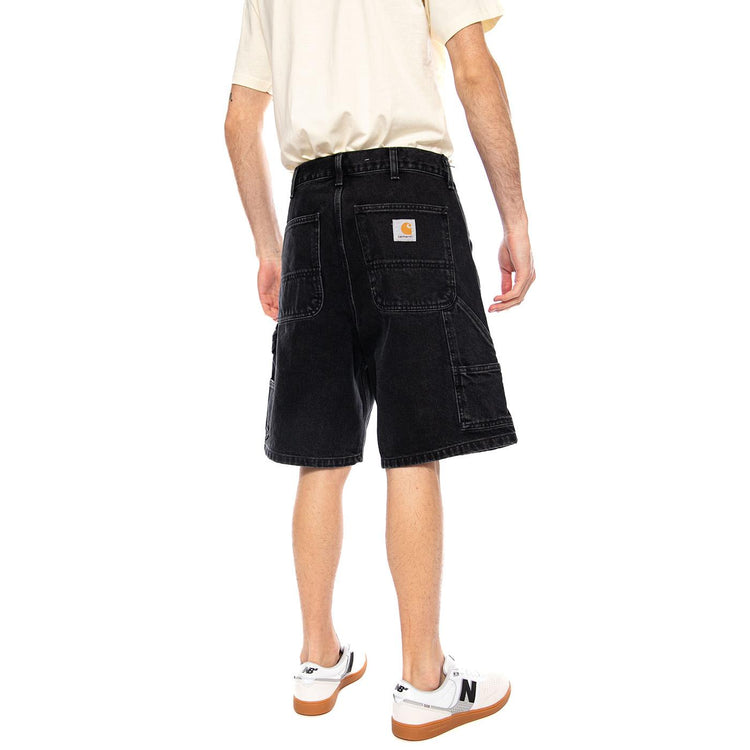 Double Knee Short Black - Bermuda Uomo Neri I034867 8906 CARHARTT WIP 