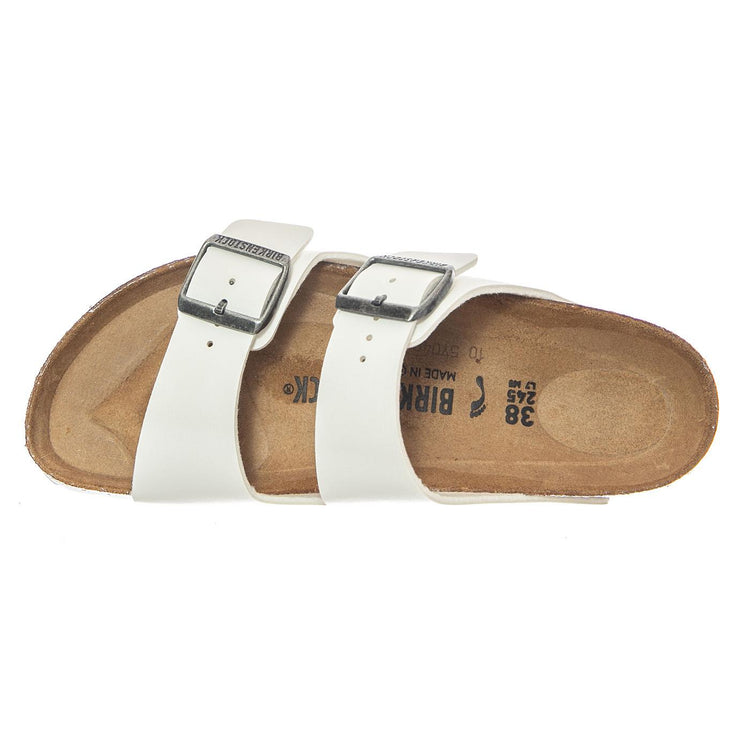 Arizona Birko Flor Narrow Fit - Sandali Uomo / Donna Bianchi 552683 WHT BIRKENSTOCK 