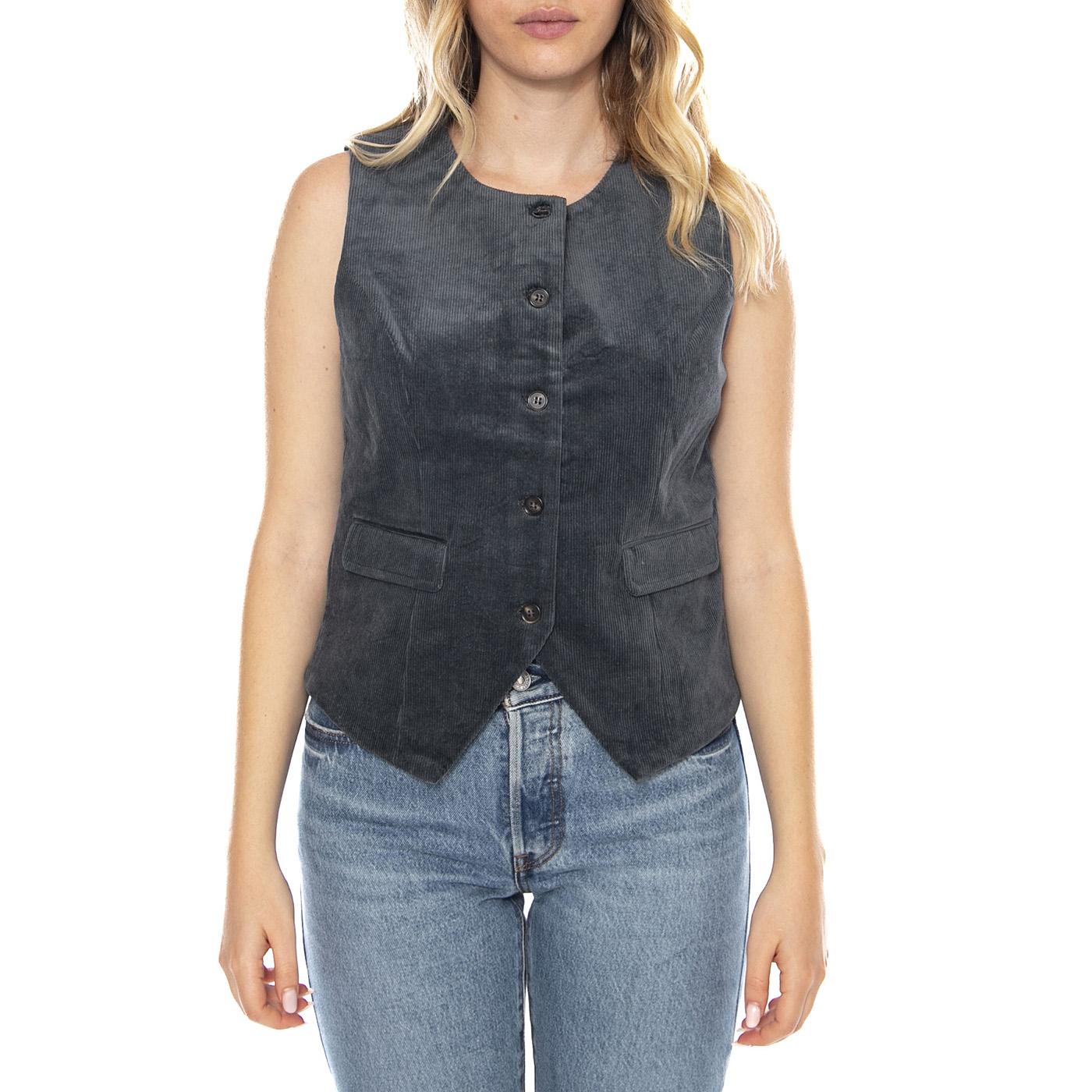 Vests 131 Indigo - Top Smanicato Donna Blu 3.66.119.05 . MD'M 