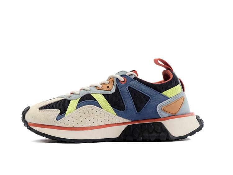 Troop Runner Outcity Dark Blue / Blue Grey - Scarpe Stringate Profilo Basso Bambini Multicolore PAS08876-469-M  PALLADIUM 