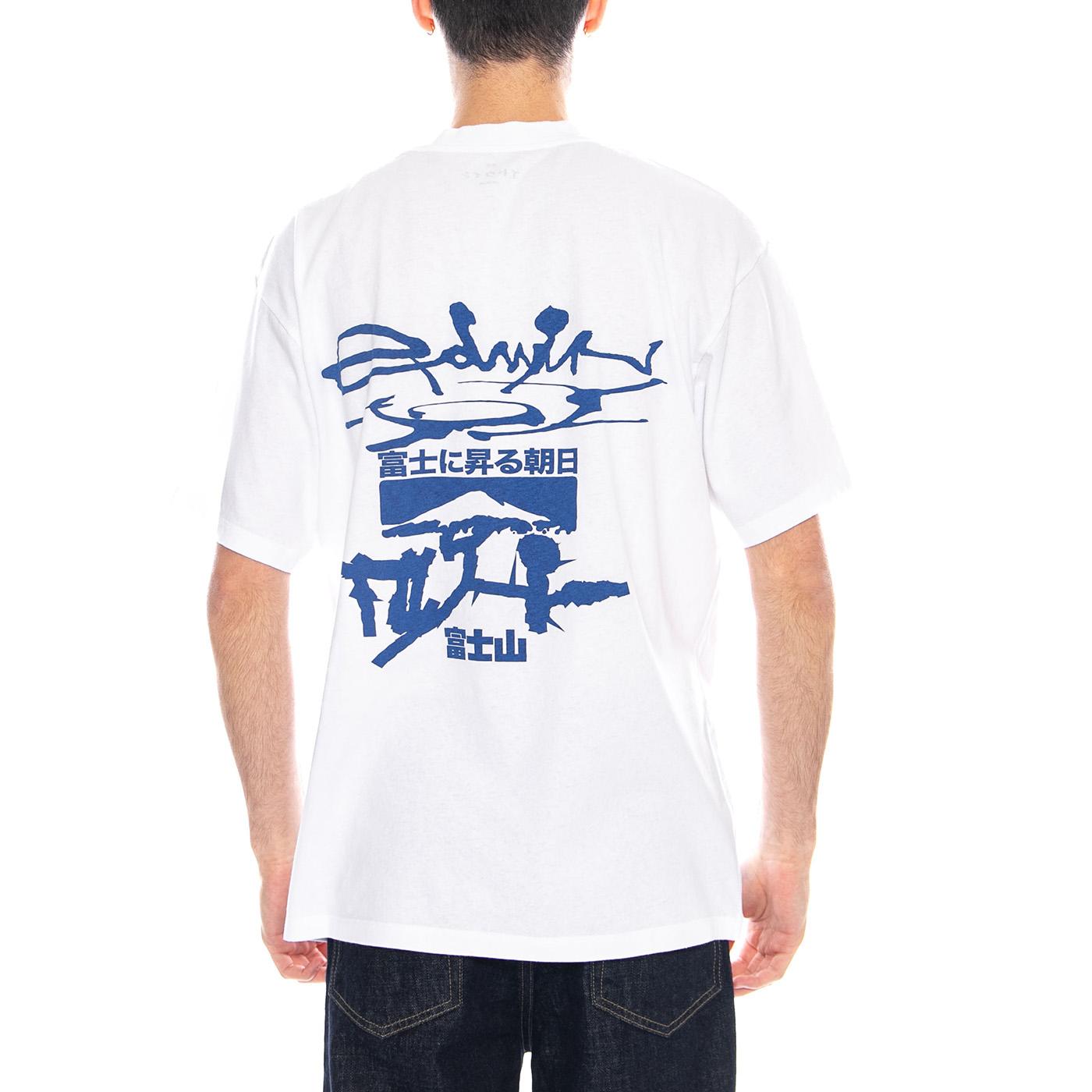 Mount Fuji Dusk TS - Maglietta Girocollo Uomo Bianca I036400. 02.67 EDWIN 