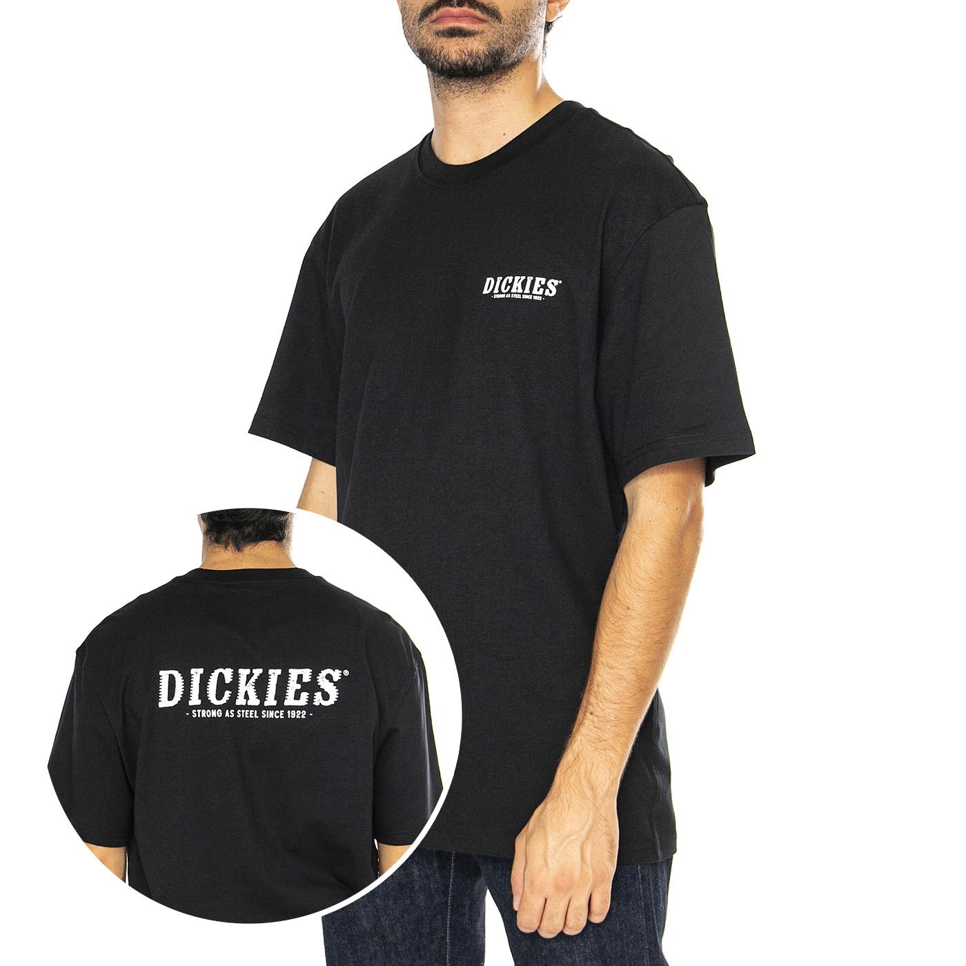 Dickies Script Tee SS Black - Maglietta Girocollo Uomo Nera DK0A863DBLK1  DICKIES 