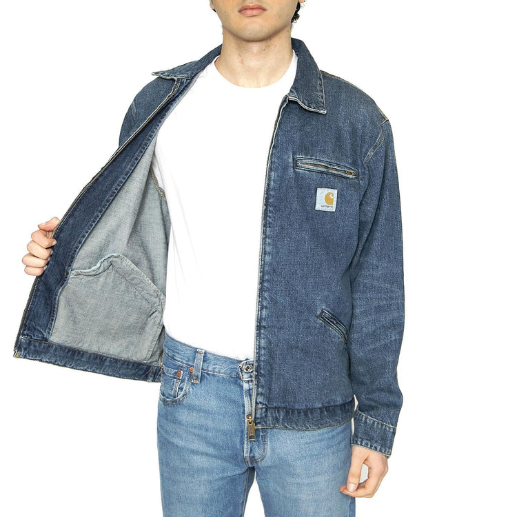 OG Detroit Jacket Blue - Giacca Denim Jeans Uomo Blu I034870.014L  CARHARTT WIP 
