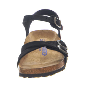 Kumba SFB black, Nubuck Leather - Sandali Donna Neri 1029526  BIRKENSTOCK 