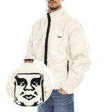 Icon Face Sherpa Jacket Unbleached -- Veste Homme Beige Naturel  Homme OBEY