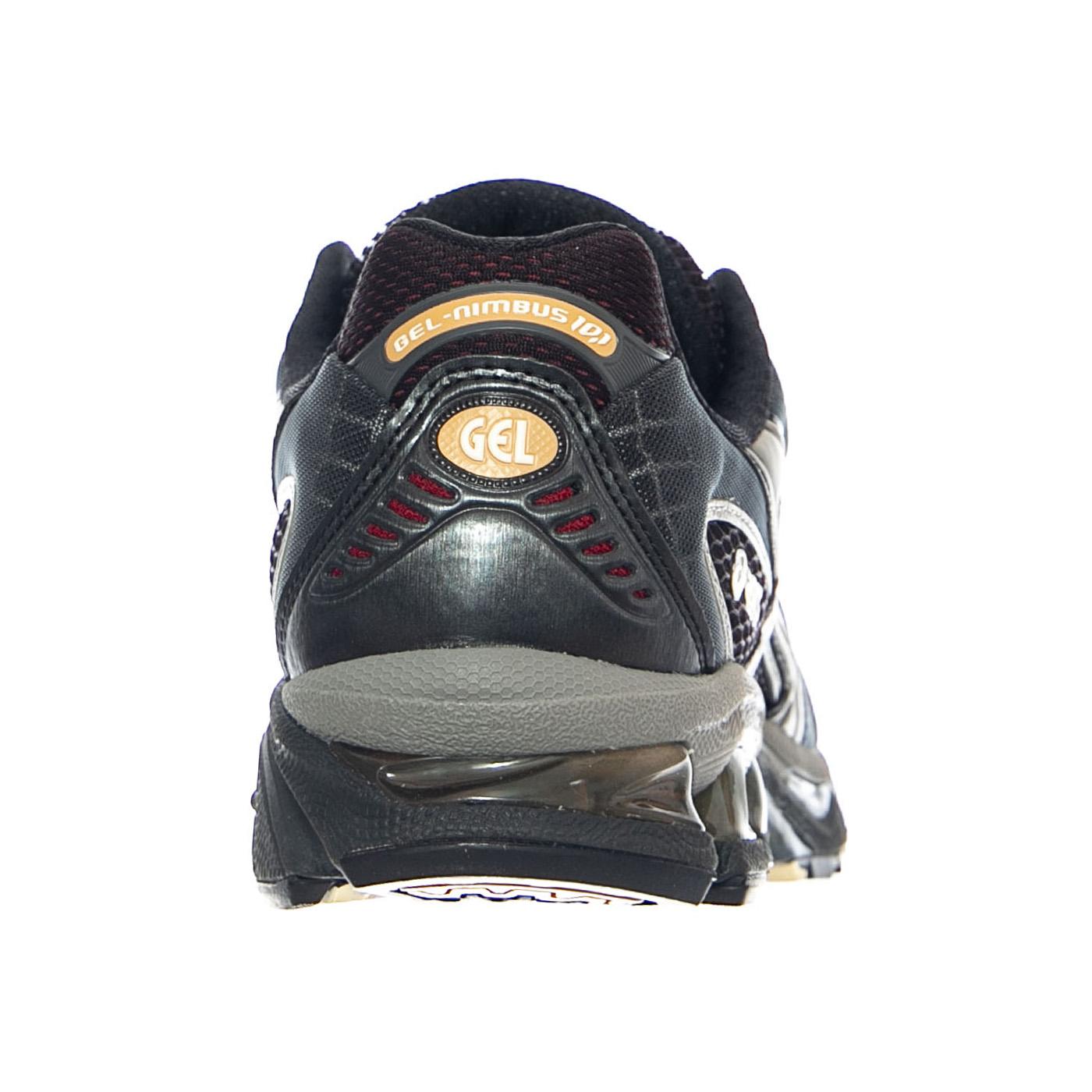 GEL-Nimbus 10.1 - Black / Clay Grey - Scarpe Stringate Uomo Nere 1203A543-005 BLACK/CLAY GRAY ASICS 