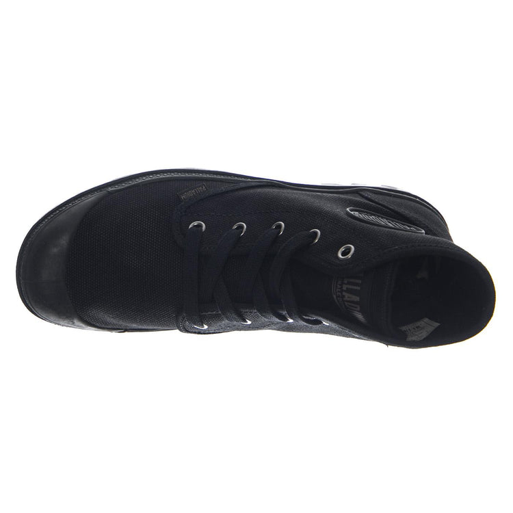 Pampa Hi Black/Black -- Scarpe Tela Alte Nere Donna PAS92352-060-M . PALLADIUM 