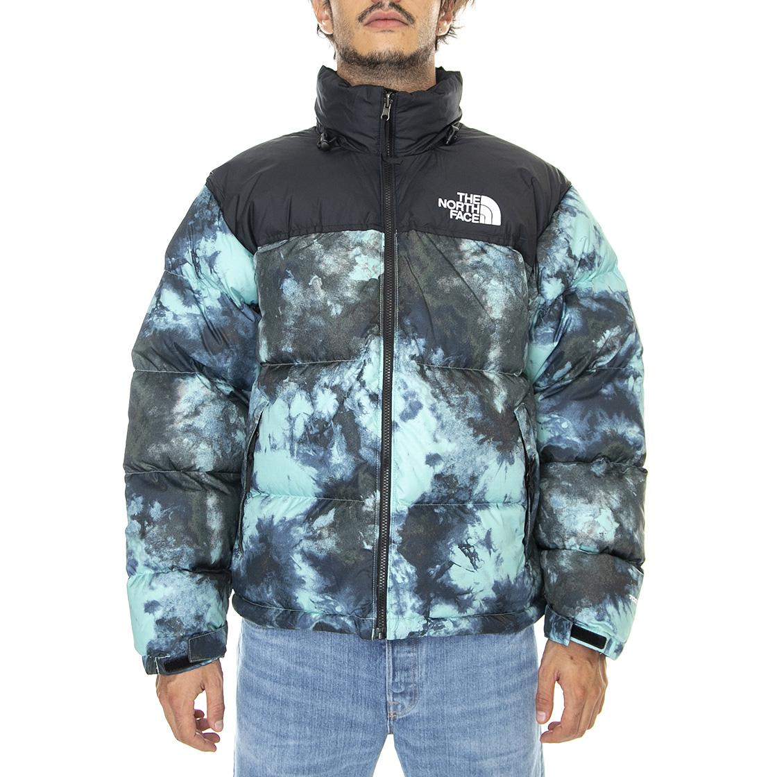 M Printed 1996 Retro Nuptse Jacket Wasabi Ice Dye Print - Giacca Invernale Uomo Multicolore NF0A5IX49571  THE NORTH FACE 